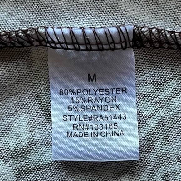 Altar’d State 3/4 Bell Sleeve Brown Floral Print V-Neck Dress, Size M - Picture 8 of 10